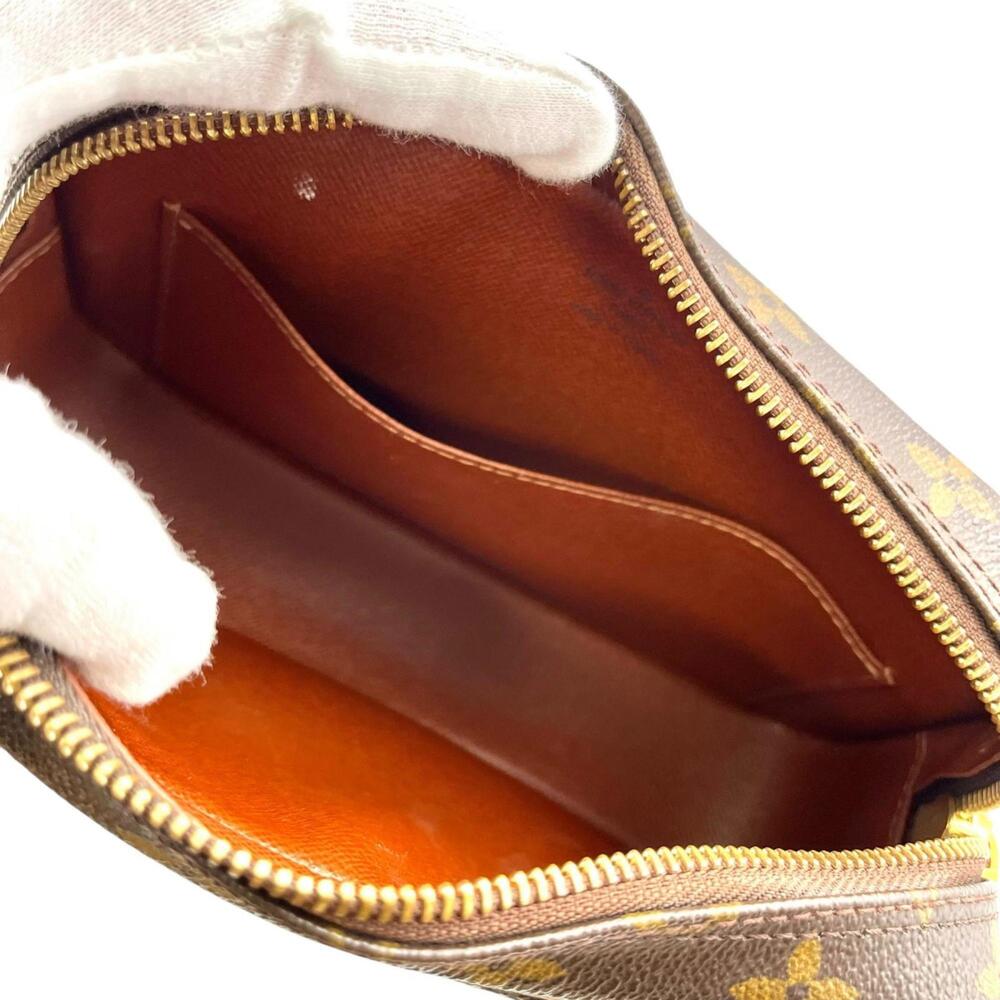 LOUIS VUITTON Brown Monogram Canvas Pochette Mini Bag - Picture 6 of 10